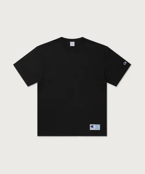 [CHAMPION] Jog Tek Short Sleeve T-Shirt Black / 조그택 반팔 티셔츠 Black