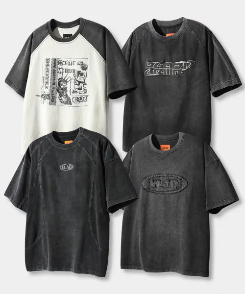 [DIMITRI BLACK] VTG PIGMENT ARTWORK T-SHIRT_TYPE 3 / VTG 피그먼트 아트웍 티셔츠_TYPE 3