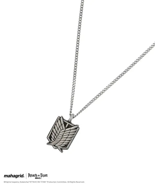 [MAHAGRID] [ATTACK ON TITAN] AOT SURVEY CORPS NECKLACE SILVER(MG2GMMAB66T) / [진격의거인] AOT SURVEY CORPS NECKLACE SILVER(MG2GMMAB66T)