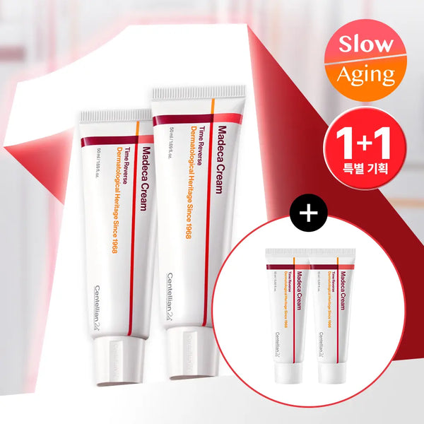 [Centellian24] Centellian24 Madeca Cream Time Reverse 50ml Double Set (+15ml*2) / [1등 크림/진정흔적] 센텔리안24 마데카 크림 타임 리버스 50ml 더블 기획(+15ml*2)