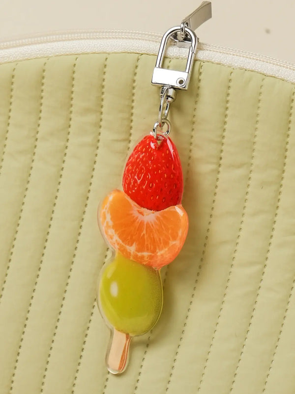 [DAISO] Fruit Print Keyring / 과일 프린트 키링