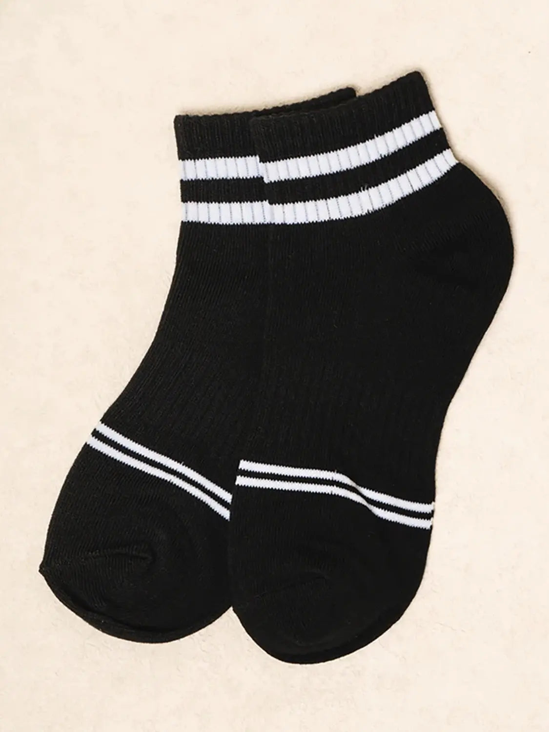 [DAISO] Men's Running Ankle Socks - Black / 남성 러닝 단목 양말 블랙