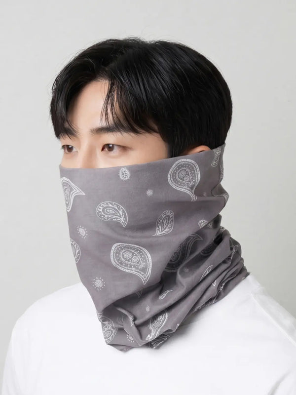 [DAISO] Summer Sport Scarf - Gray / 하절기용 스포츠 머플러 그레이