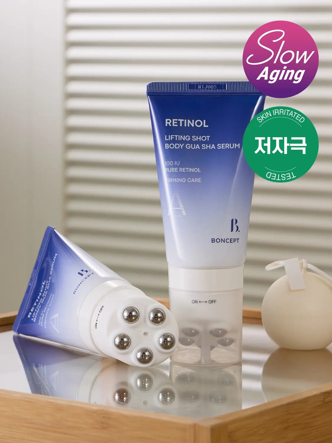 [Bonsept Skincare] Bonset Retinol Elastic Shot Body Gua Sha Serum 100ml / [탄력리프팅]본셉 레티놀 탄력샷 바디괄사 세럼 100 ml