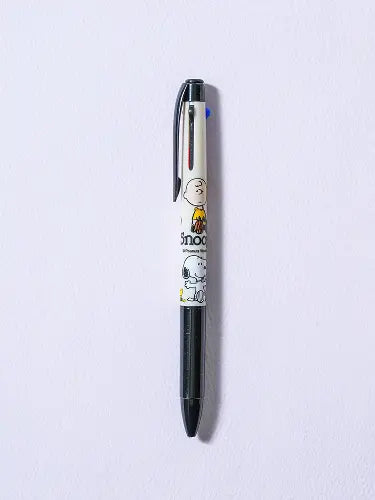[DAISO] Peanuts Premium 3-Color Ballpoint Pen (Black, Blue, Red) 0.5mm / 피너츠 프리미엄 3색 볼펜 흑청적 0.5 mm