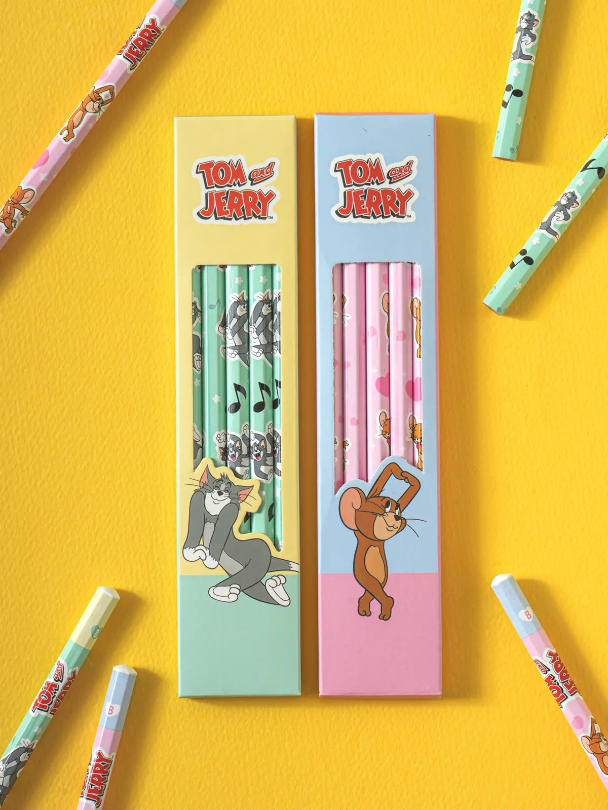 [DAISO] Tom & Jerry Pencil Set (B, 10 pcs) / 톰과제리 연필 세트 B 10개입