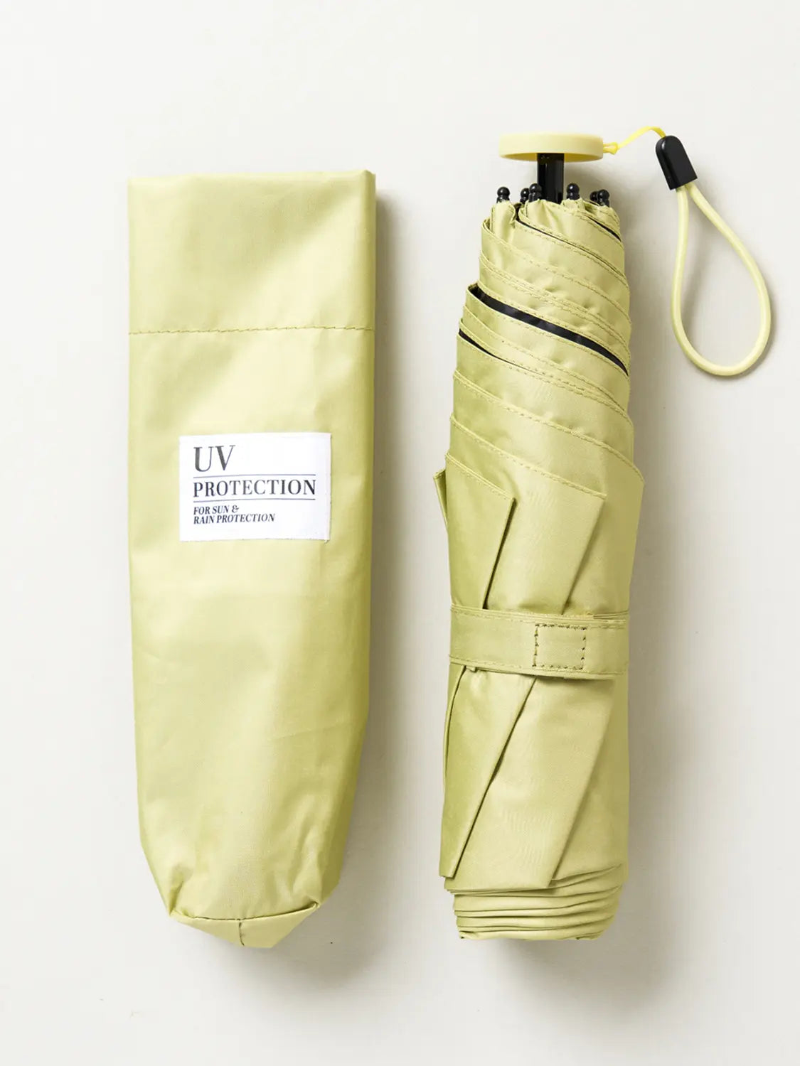 [DAISO] Lightweight 3-Section UV Blocking Sun Umbrella 50cm Green / [UV 최대 99% 차단] 경량 3단 암막 우양산 6K 50 cm 그린