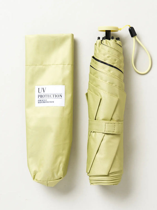 [DAISO] Lightweight 3-Section UV Blocking Sun Umbrella 50cm Green / [UV 최대 99% 차단] 경량 3단 암막 우양산 6K 50 cm 그린