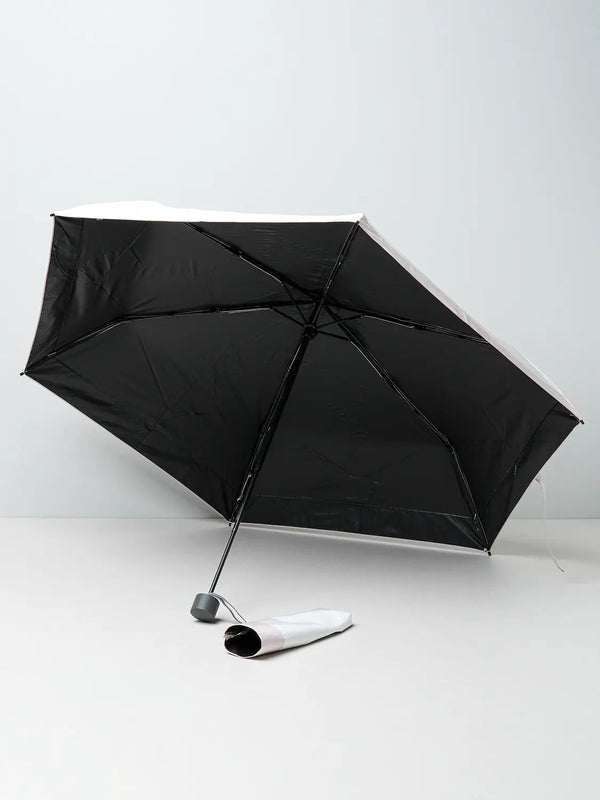 [DAISO] Two-Tone UV Blocking 3-Section Automatic Sun Umbrella (50 cm) / [UV 최대 99% 차단] 투톤 암막 3단 우양산 6K 50 cm