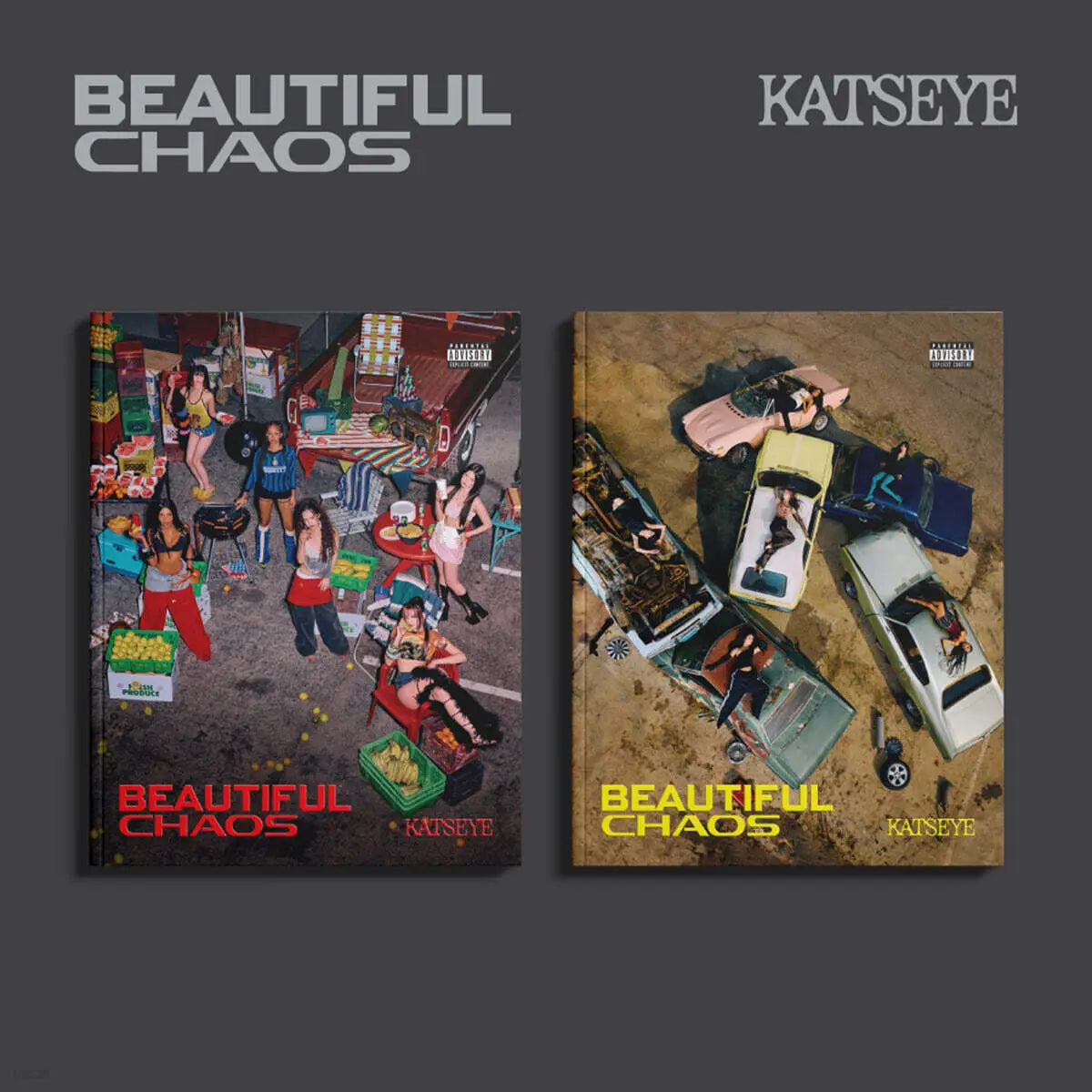 [Cat eye] KATSEYE BEAUTIFUL CHAOS [2 Types Set] / KATSEYE (캣츠아이) - BEAUTIFUL CHAOS [2종 SET]