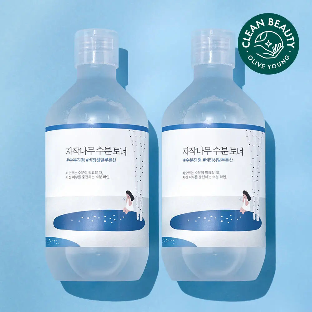[Round Lab] Roundlab Birch Juice Moisturizing Toner 1+1 Set (300ml+300ml) / [수분생기] 라운드랩 자작나무 수분 토너 1+1 기획 (300ml+300ml)
