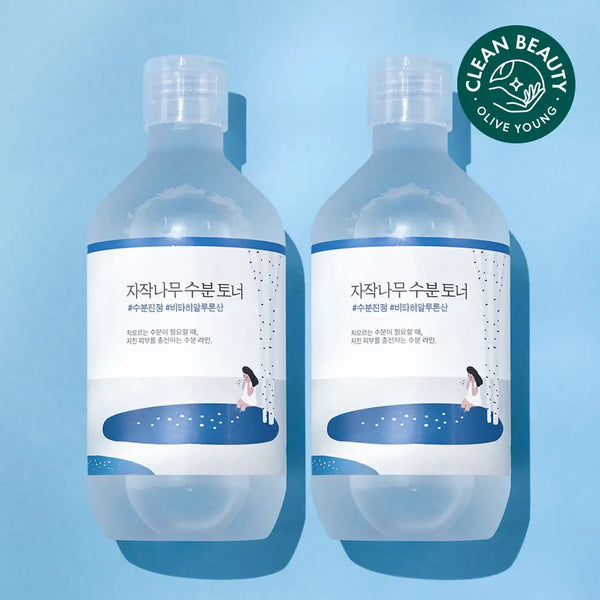 [Round Lab] Roundlab Birch Juice Moisturizing Toner 1+1 Set (300ml+300ml) / [수분생기] 라운드랩 자작나무 수분 토너 1+1 기획 (300ml+300ml)