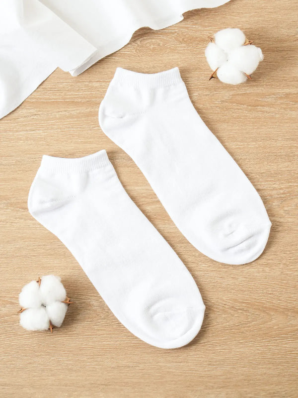 [Kikiya Socks] Kikiya Socks Men's Basic Ankle Socks - White / 키키야삭스 남성 기본 단목 양말 화이트