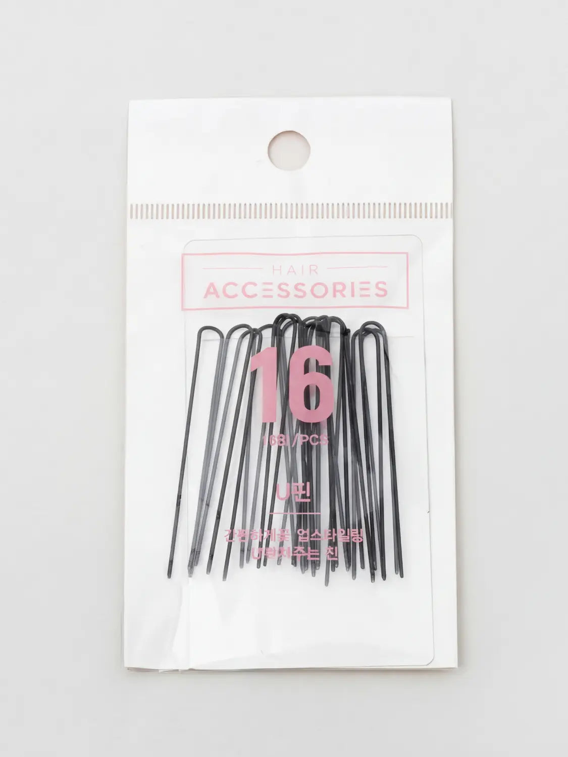 [DAISO] Inda Hair U-Pins (16 pcs) / 인다 헤어 U핀 16P