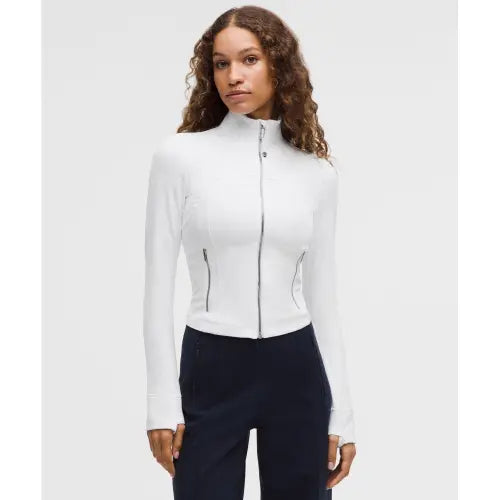 [LULULEMON] Define Cropped Jacket Ribbed Nulu / 디파인 크롭 재킷 *리브드 Nulu  WHT MRRS MRRS