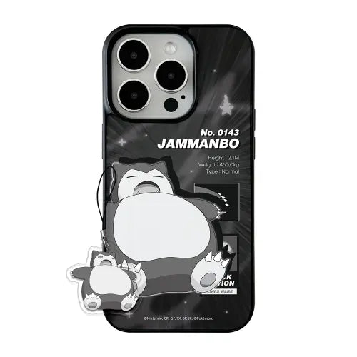 [MINI'S WARE] Pokemon Black Edition MagSafe Glossy Case_Snorlax