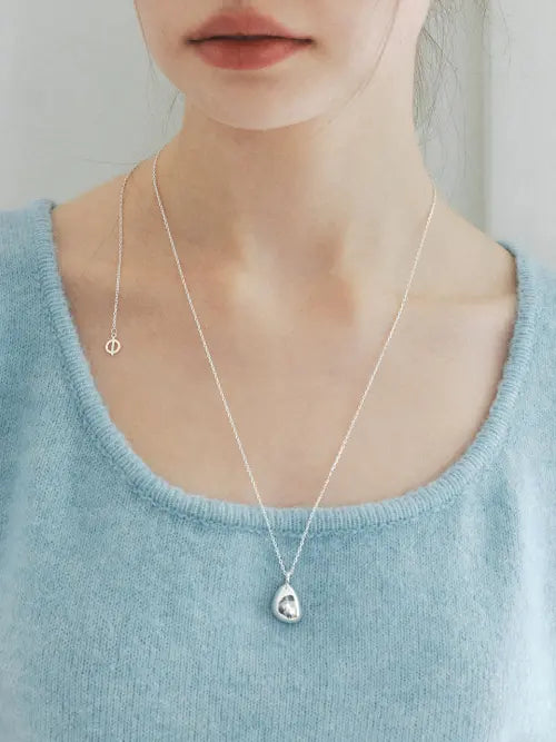 [ENGBROX] millie silicon long necklace