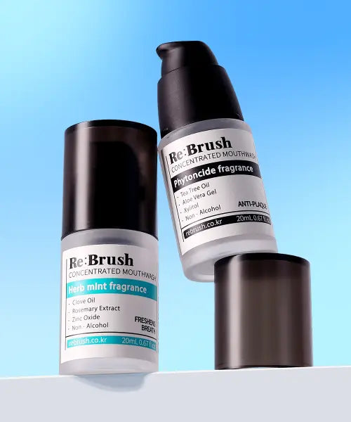 [REBRUSH] 100x Concentrated Mouthwash 20ml (Clove/Tea Tree) / 100배 농축 가글 20ml (클로브/티트리)