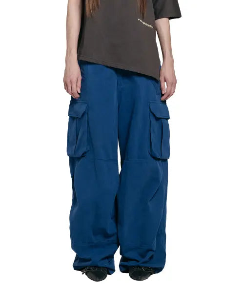 [ROUGHTYPE] Washed Cargo Cotton Pants - Blue