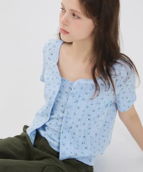 [NEW LOOKY] Summer cardigan_Light blue