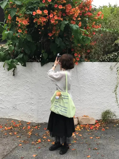 [ACOC] Nice Walk Today Eco Bag_Lemon