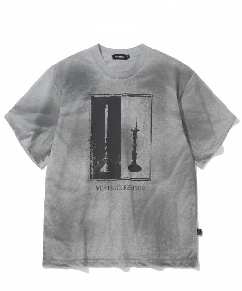 [NOT4NERD] Silent Wick Oil Washed T-Shirts - Grey