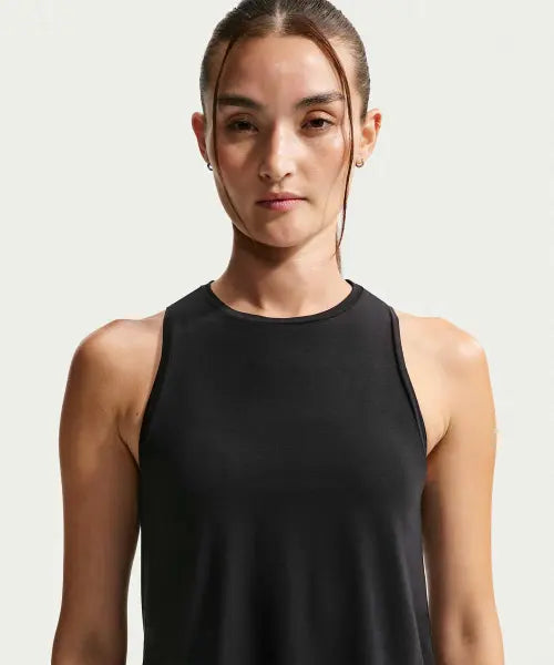 [NIKE] W NK ZENVY DF TANK TOP FTHRWGH - BLACK/(COOL GREY) / 젠비 드라이 핏 탱크 탑 W - 블랙:쿨 그레이 / IF2346-010