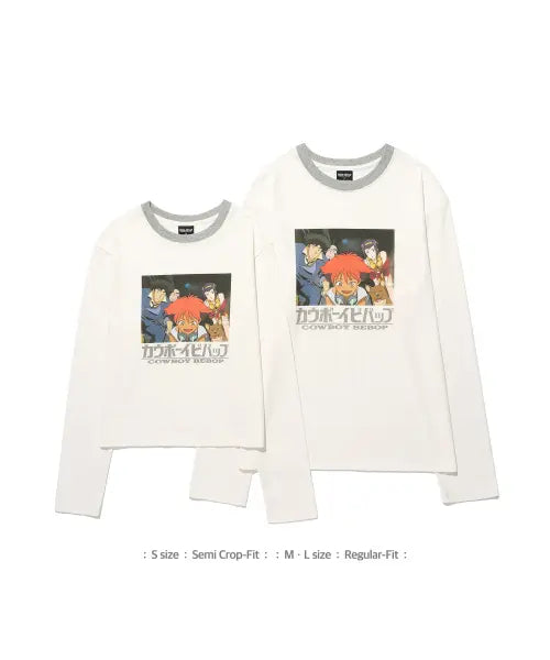 [NICEGHOSTCLUB] X COWBOY BEBOP BASIC LS TEE_OFF WHITE(NG2GSUT550D)