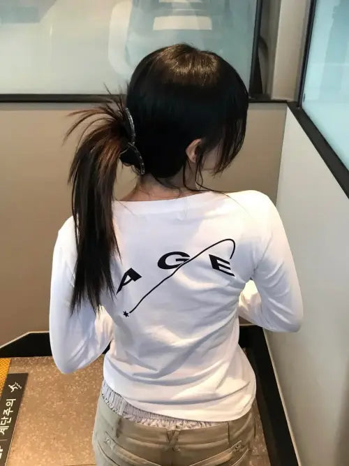 [AGEOFPARAMOUNT] A.G.E. Long Sleeve (White) / 에이지 롱슬리브 (화이트)