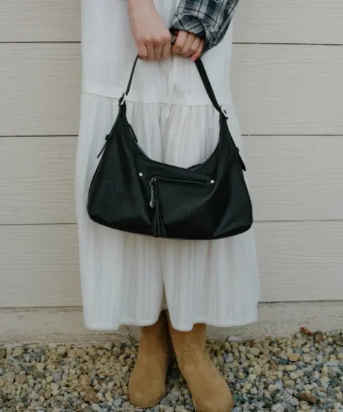 [DEPOUND] latte bag - black (M) / 라떼 백 M [블랙]