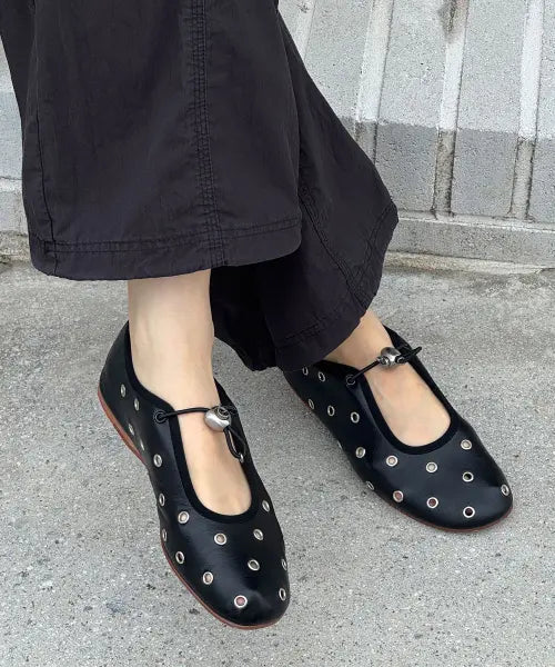 [ARCHIVEPKE] Luv string eyelet flats(Deep sleep)_OK1DX26203BLK