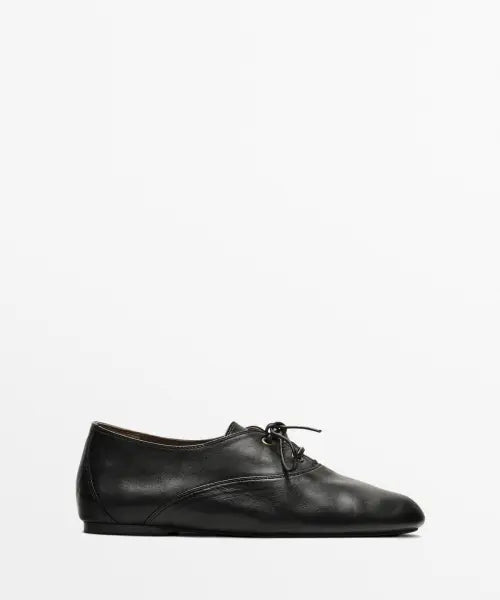 [MASSIMO DUTTI] Soft Leather Lace-Up Shoes / 소프트 레더 레이스업 슈즈