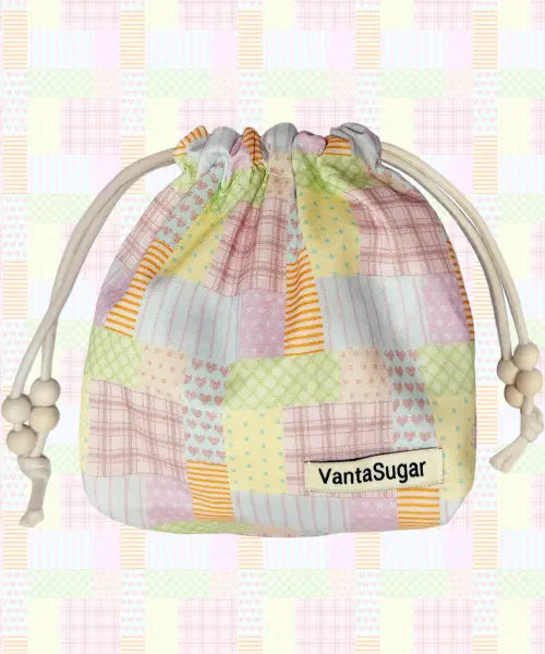 [VANTASUGAR] Sugar Patchwork Pouch / 슈가 패치워크 파우치