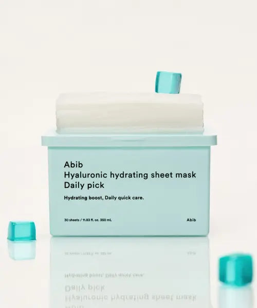 [ABIB] Draw-Type Hyaluronic Acid Moisture Sheet Mask Daily Pick 30 Sheets / 뽑아쓰는 히알루로닉 수분 시트 마스크 데일리 픽 30매
