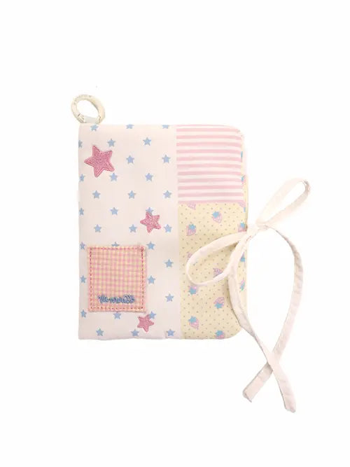 [VANWALK] Bubble Ribbon Passport Wallet [White] / 버블 리본 여권 지갑 [화이트]