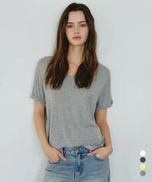 [CITTA] Daily Soft Touch Vneck Tee_CTT3010(4color)