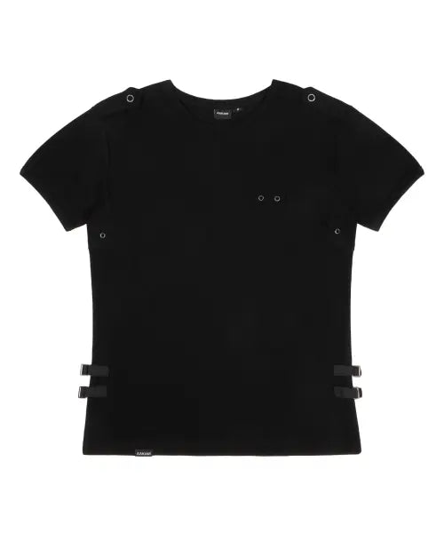 [AAKAM] Tactical Half Top (Black)