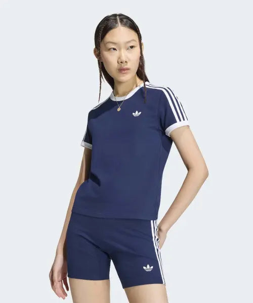 [ADIDAS] 3S TEE SLIM         NINDIG/WHITE / 3-스트라이프 슬림 티셔츠 - 나이트인디고 / KS4777