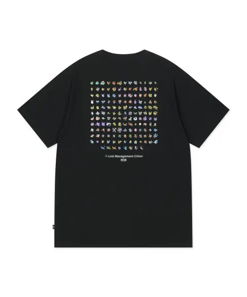 [LMC] Pokémon Pixel Art 151 Tee black