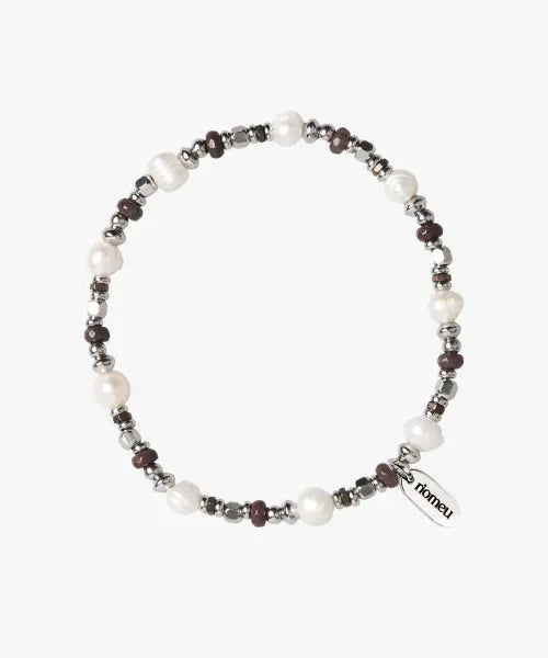 [RIOMEU] Brown Pearl Bracelet / 브라운 진주 팔찌 : RioAB044