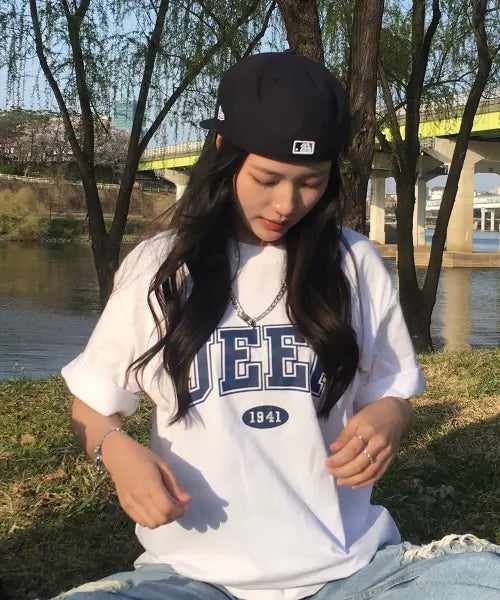 [JEEP] JEEP Arch Big Logo Short Sleeve T-Shirt (JR5TSU183WH) / JEEP 아치 빅로고 반팔 티셔츠 (JR5TSU183WH)