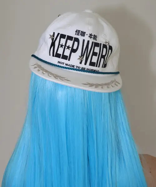[CRANK] KEEP WEIRD STUD CAP_WHITE / 킵 위어드 스터드 캡_화이트