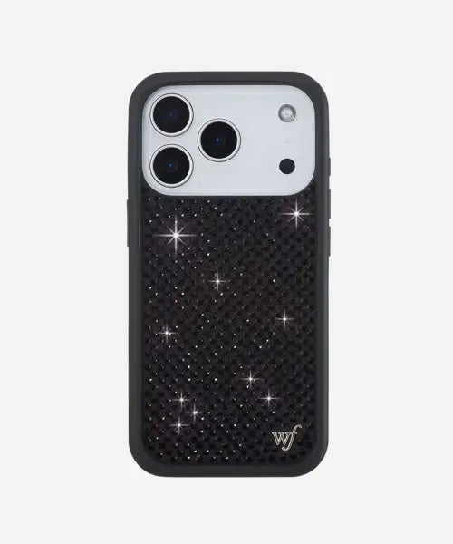 [WILDFLOWERCASE] Rhinstone Black / Rhinstone Black 아이폰 케이스