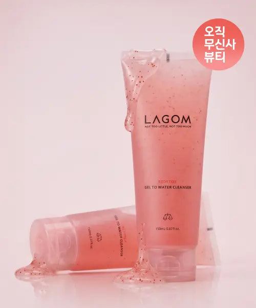 [LAGOM] Redytox Gel To Water Cleanset (150ml x2) / [단독런칭]레디톡스 젤 투 워터 클렌저 듀오 (150ml x2)