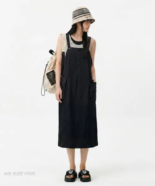 [LIFEWORK] Women's New Ladock Shirring Bustier Dress / 기획) 여성) 뉴 라독 셔링 뷔스티에 원피스