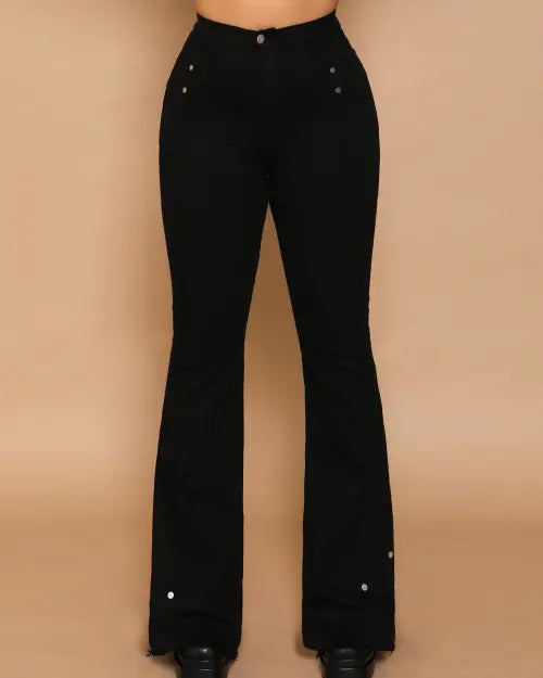 [COOLSIS] CS RIVET BOOTCUT JEANS-008