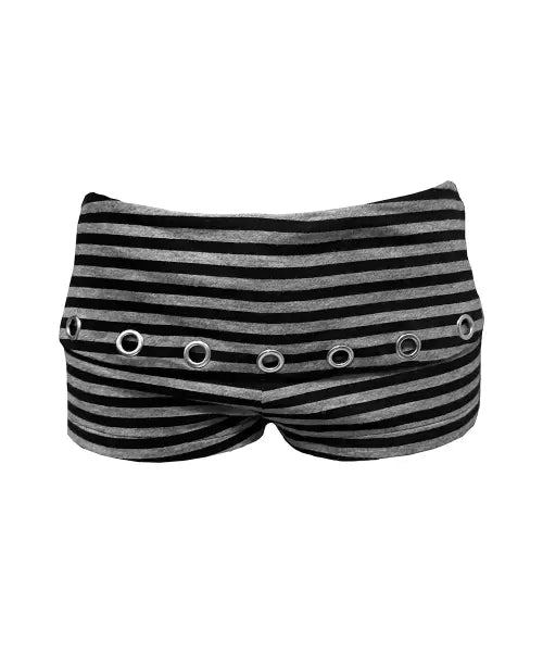 [ZEMETA] Celestial Stripe Shorts Navy / 스트라이프 쇼츠 그레이