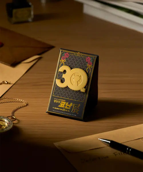 [SMGHOLDINGS] Detective Conan Exhibition KV Metal Badge + 1 Free Exhibition Ticket / 명탐정 코난 전시전 KV 금속뱃지 + 전시장 무료입장 1인