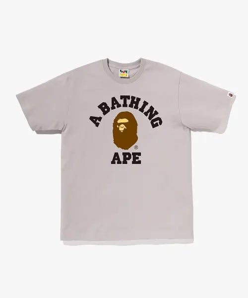 [BAPE] Colleage T-Shirt (M) - Gray / 콜리지 티셔츠(M) GRAY