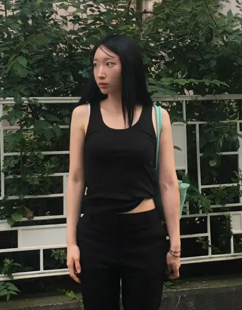 [GIORDANO] Basic Rib Tank Top (SLD) / 베이직 립 탱크탑 (SLD) 326530 [6color]